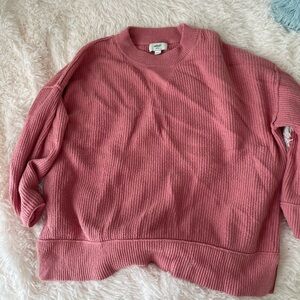 Cozy Pink Sweater-Aerie Oversized